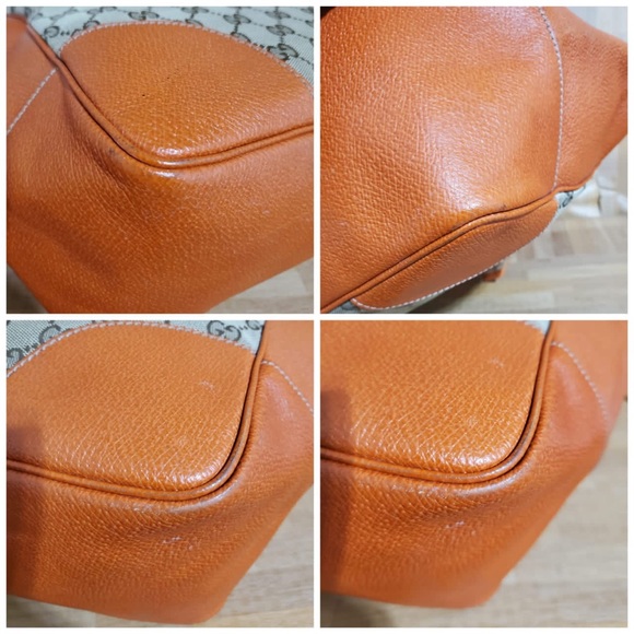 Authentic GUCCI Monogram Medium Bree Zippered Shoulder Bag - Picture 11 of 14